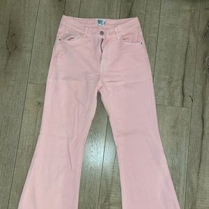 PRINCESS POLLY pink flare jeans